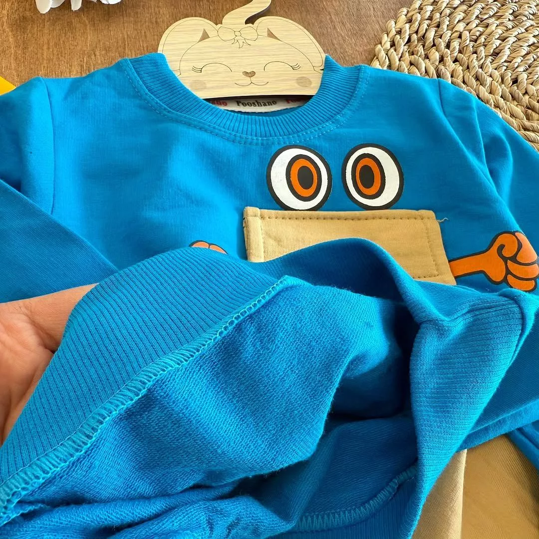 بلوز شلوار جیب پاکتی سایز ۳۵ تا ۵۰ کد ۵۴۰۳