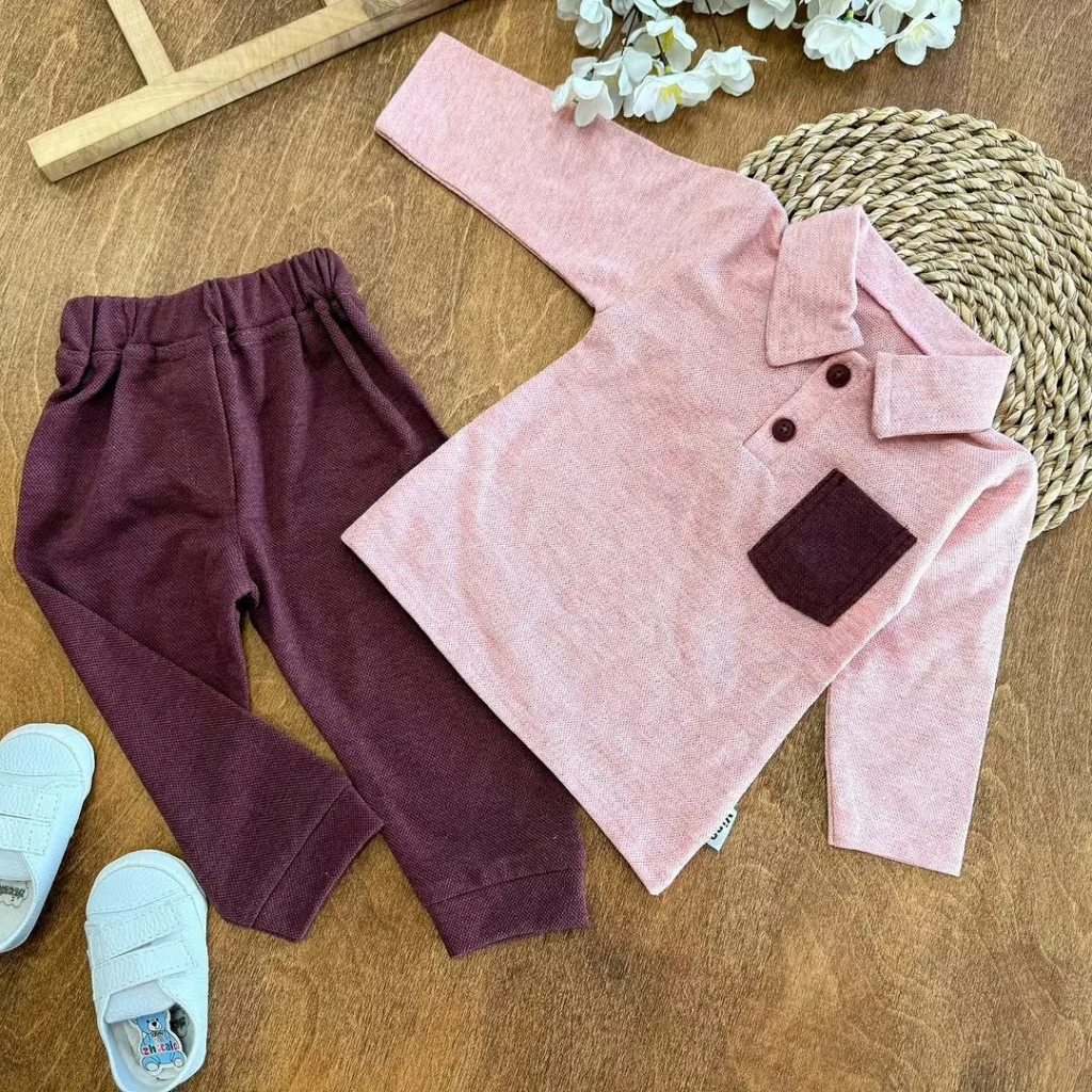 بلوز شلوار جودون جیب دار یقه شکاری کد ۵۴۱۸