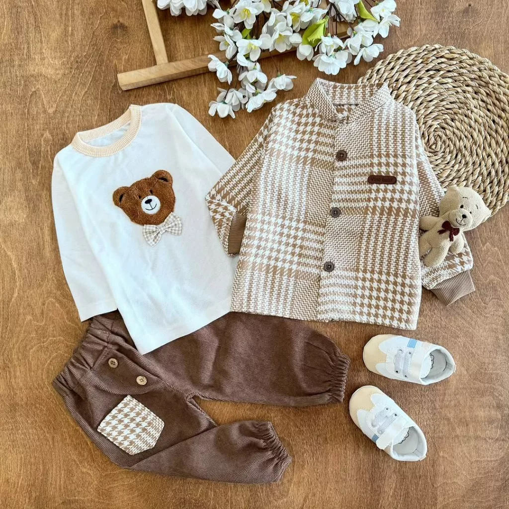 سه تکه کت کشمیر و بلوز شلوار کد ۵۴۱۹