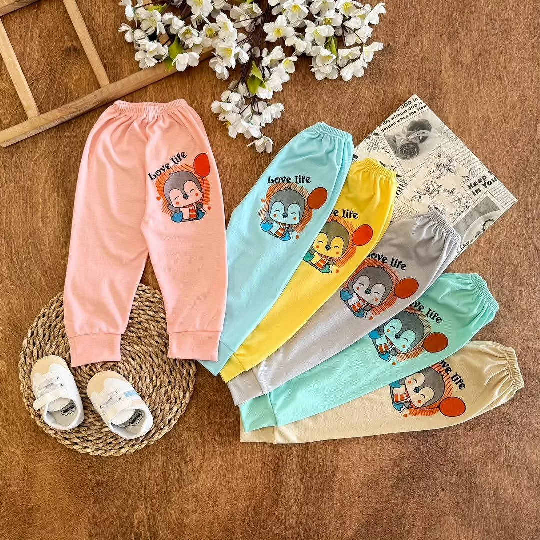 شلوار تکی طرح love life سایز ۴ تا ۶ کد ۵۴۲۲