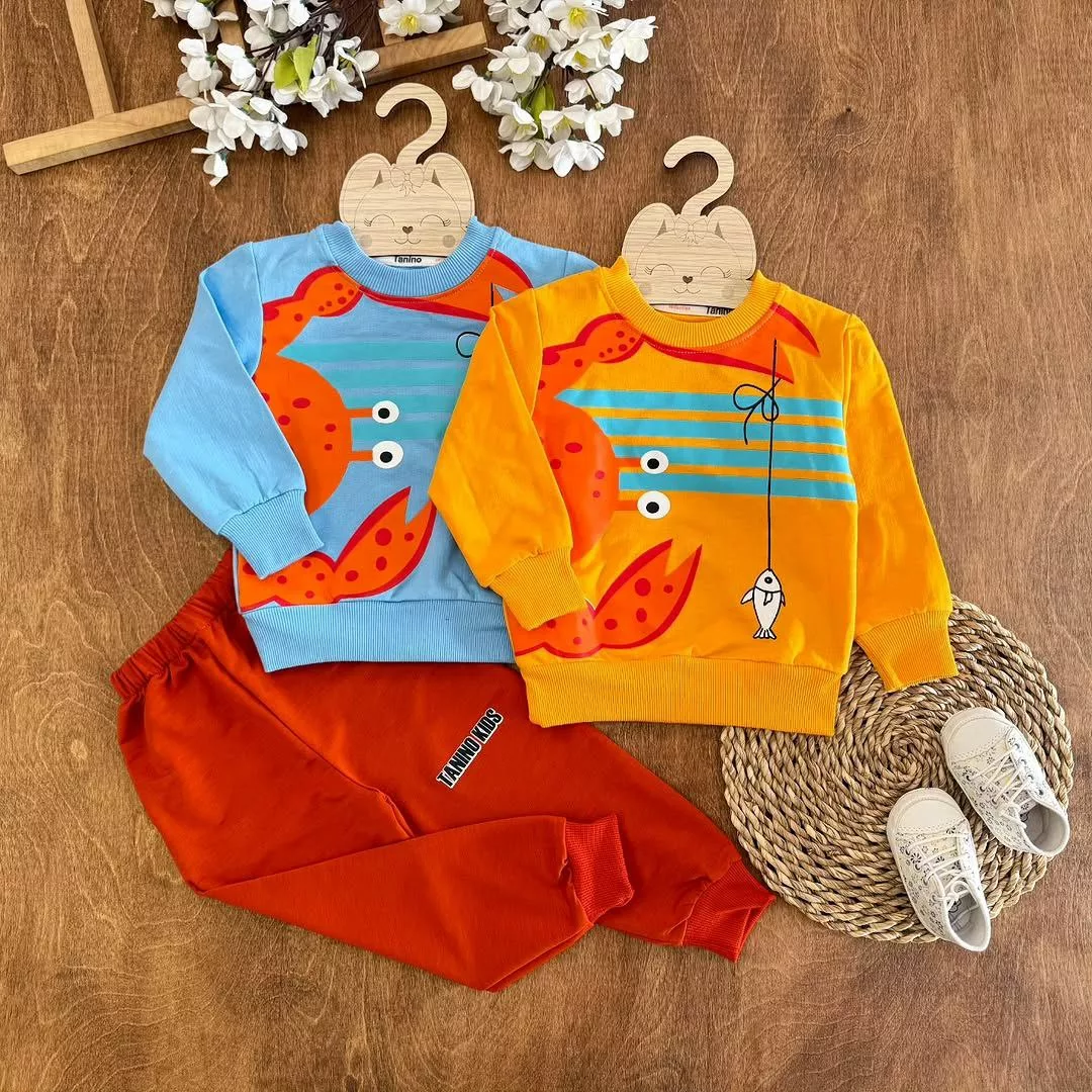 بلوز شلوار خرچنگ سایز ۳۵ تا ۵۰ کد ۵۴۲۸