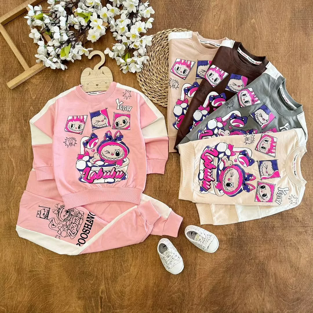 بلوز شلوار تکه خور لبوبو سایز ۴۰ تا ۵۵ کد ۵۴۲۹