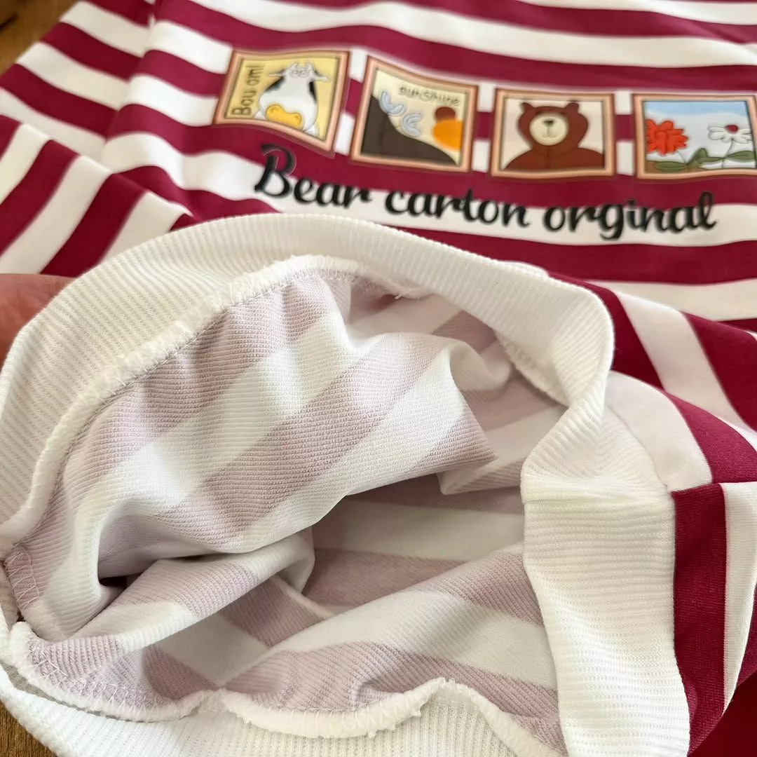 بلوز شلوار راه راه چهار قاب عکس سایز ۴۵،۵۰ کد ۵۴۳۱