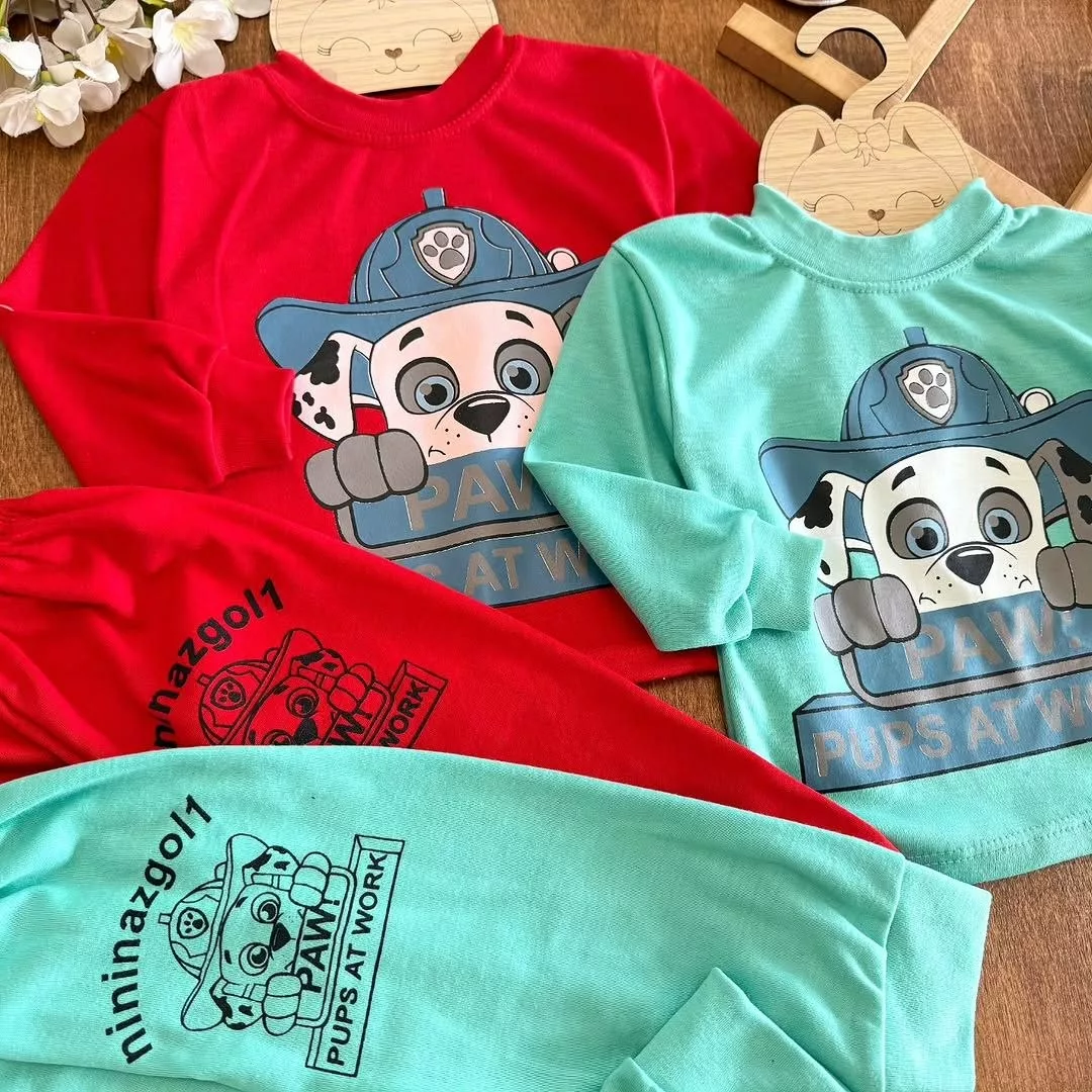 بلوز شلوار سگ نگهبان PAW سایز ۴ تا ۶ کد ۵۴۴۵
