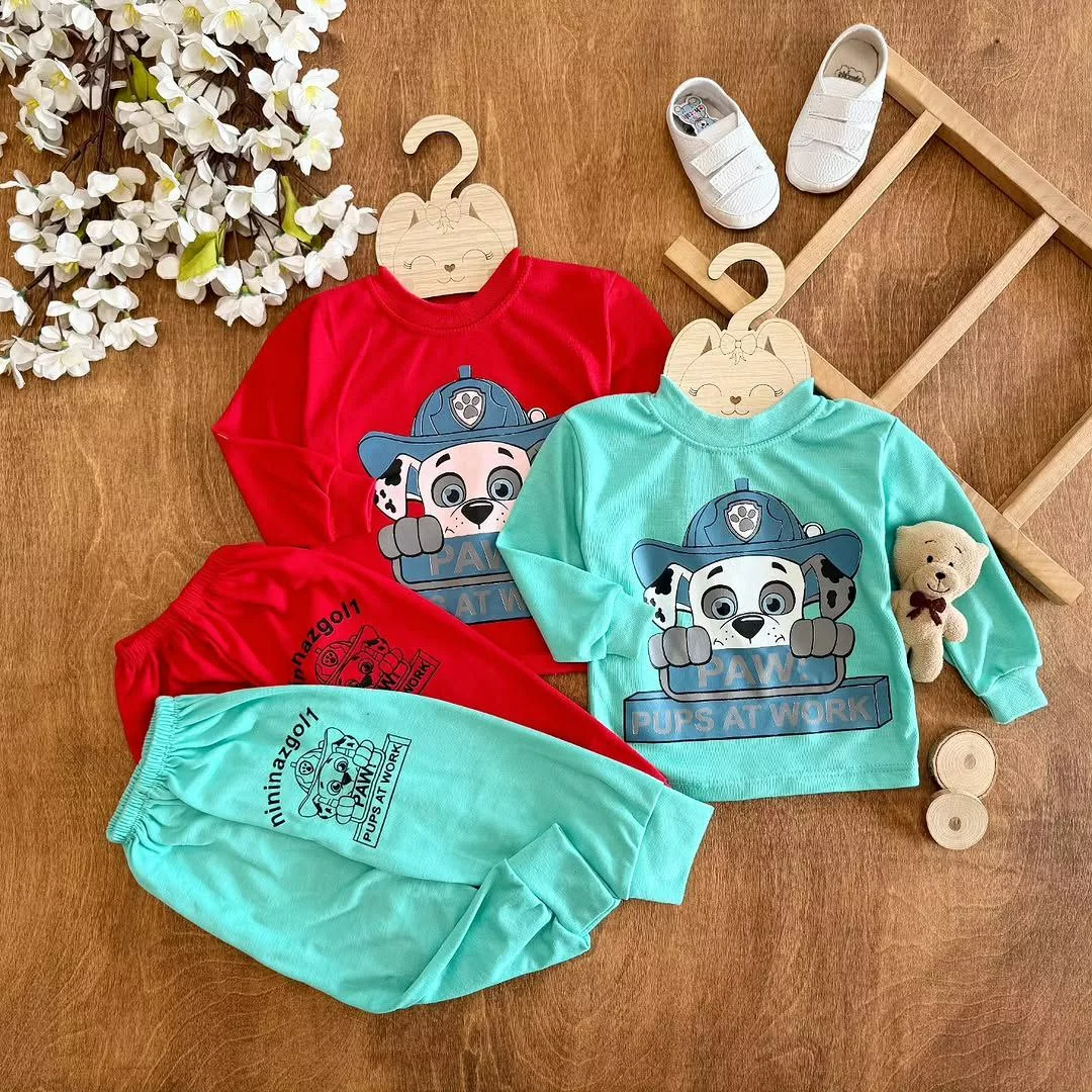 بلوز شلوار سگ نگهبان PAW سایز ۴ تا ۶ کد ۵۴۴۵