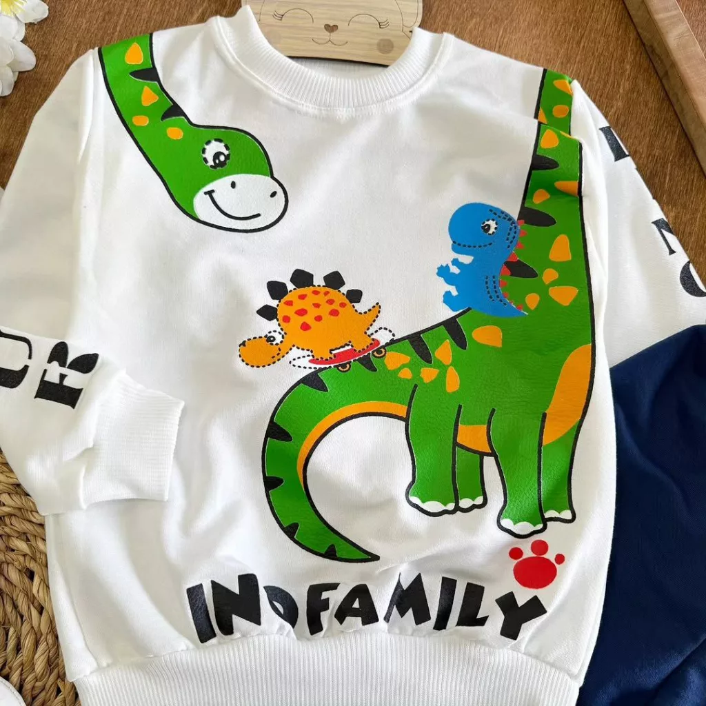 بلوز شلوار خانواده دایناسور سایز ۴۰،۴۵ کد ۵۴۵۳