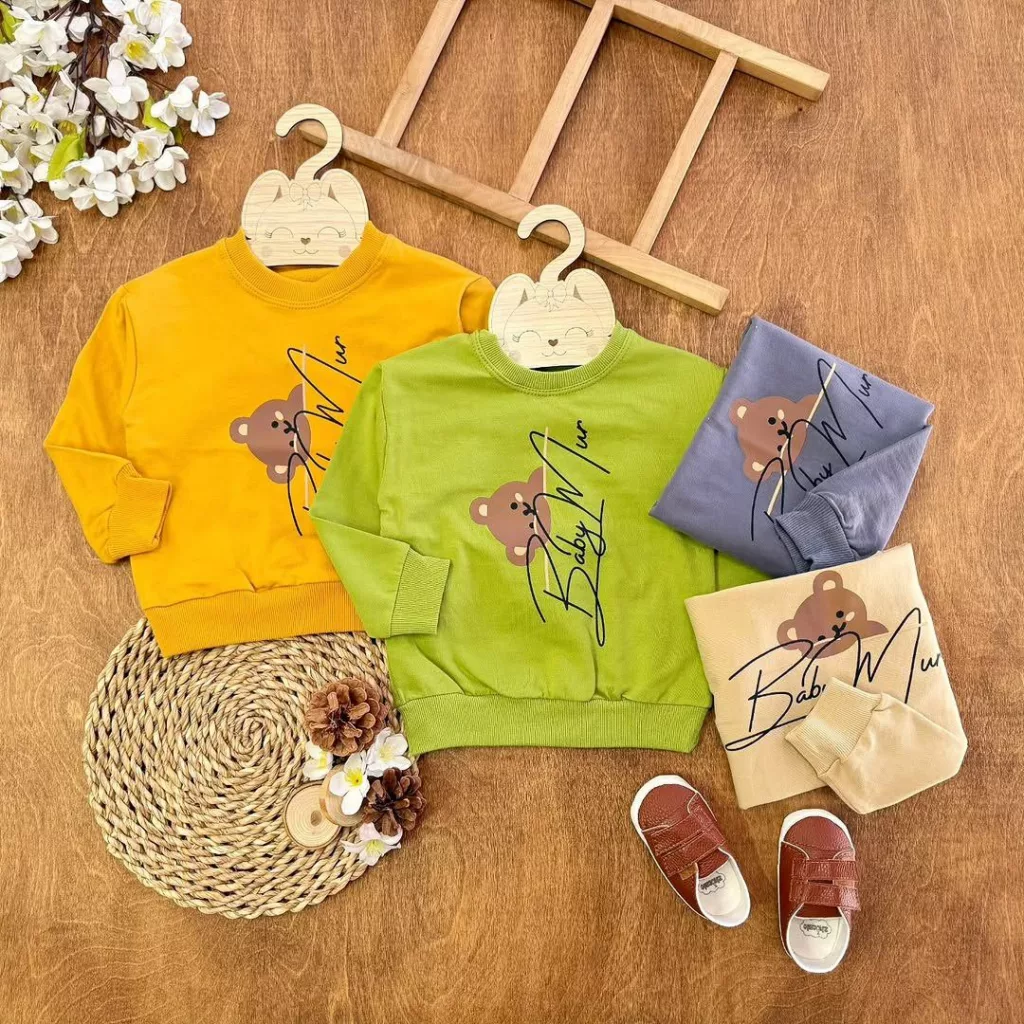 بلوز تک خرسی سایز ۳۵ تا ۴۵ کد ۵۴۵۹