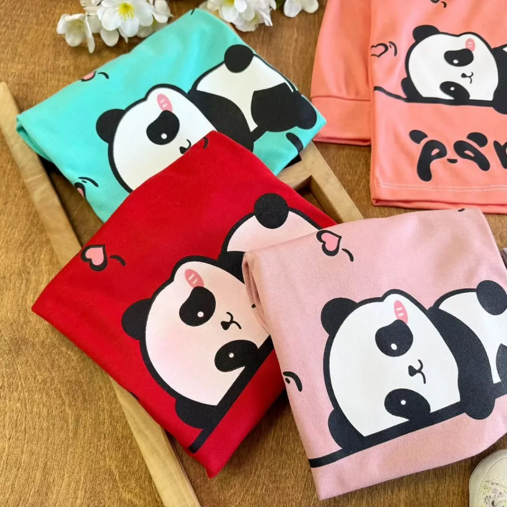 بلوز شلوار پاندای خوابالو سایز ۴ تا ۶ کد ۵۴۶۴