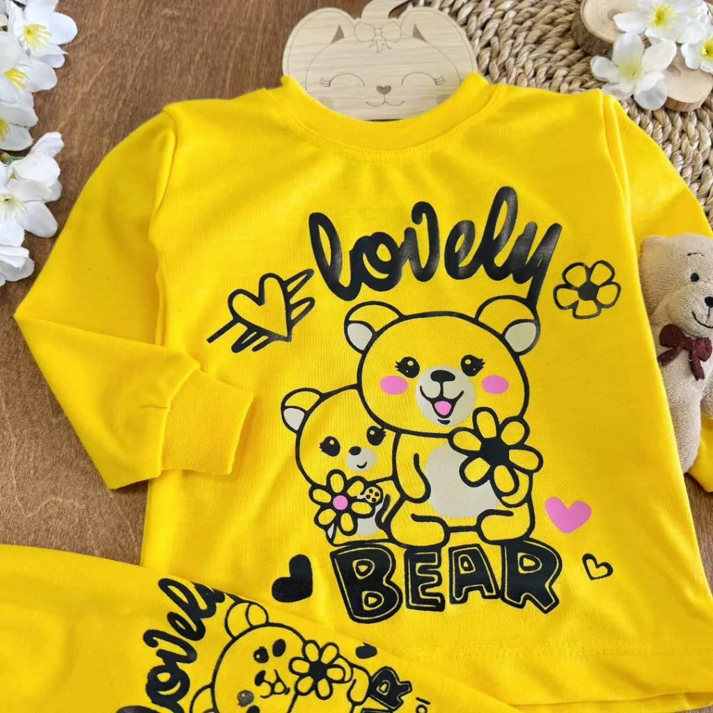 بلوز شلوار خرس Lovely مادر و بچه سایز ۴ تا ۶ کد ۵۴۶۲