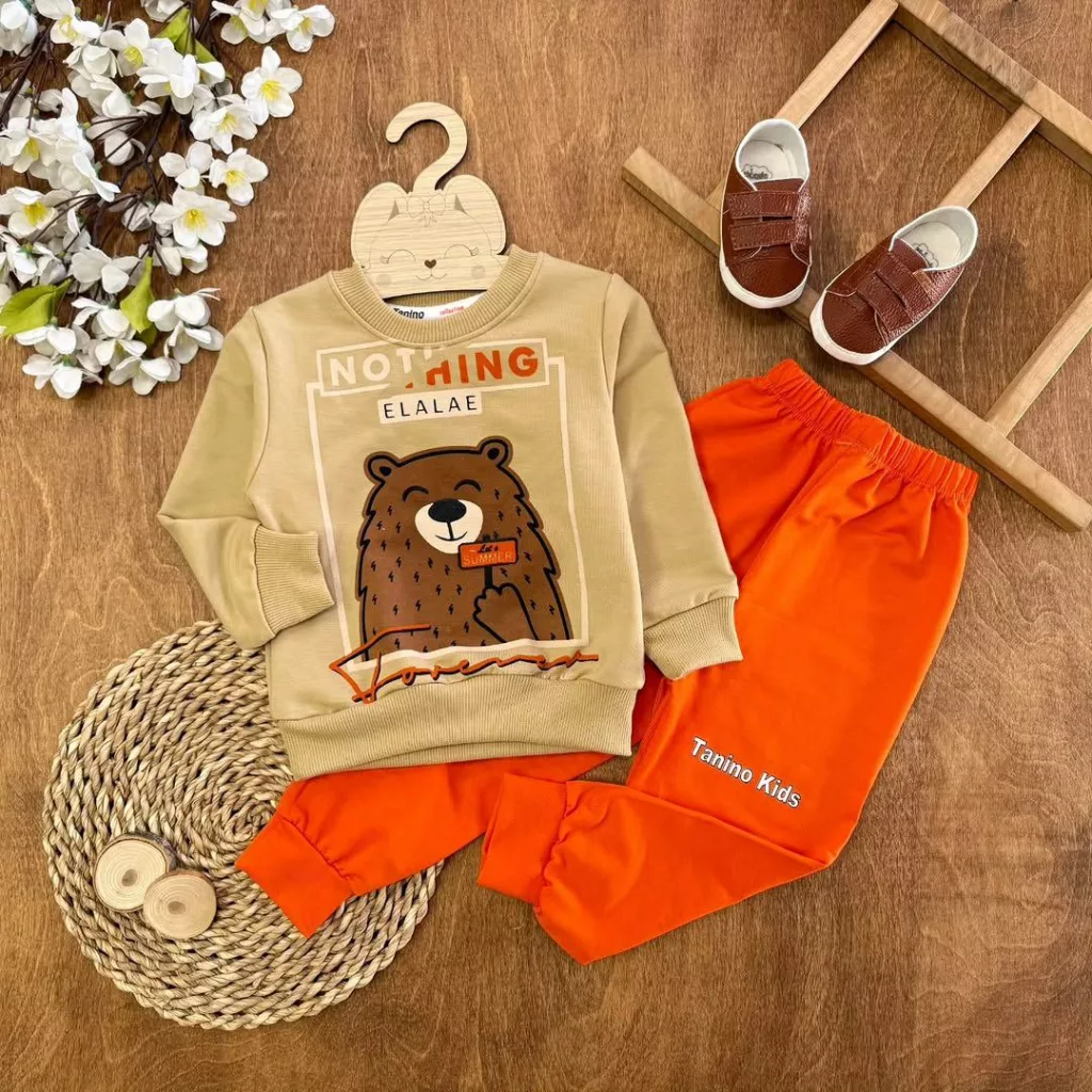 بلوز شلوار خرس summer سایز ۳۵ تا ۴۵ کد ۵۴۸۲