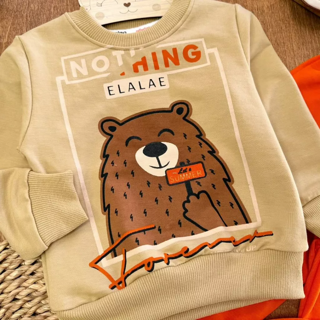 بلوز شلوار خرس summer سایز ۳۵ تا ۴۵ کد ۵۴۸۲