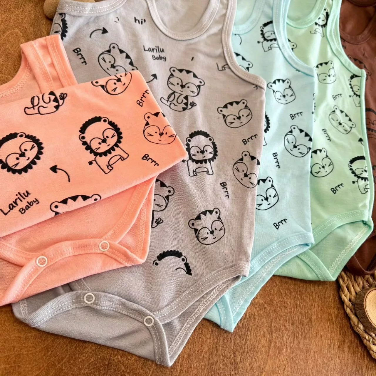 بادی رکابی شیر و ببر سایز ۵،۶ کد ۵۴۹۶