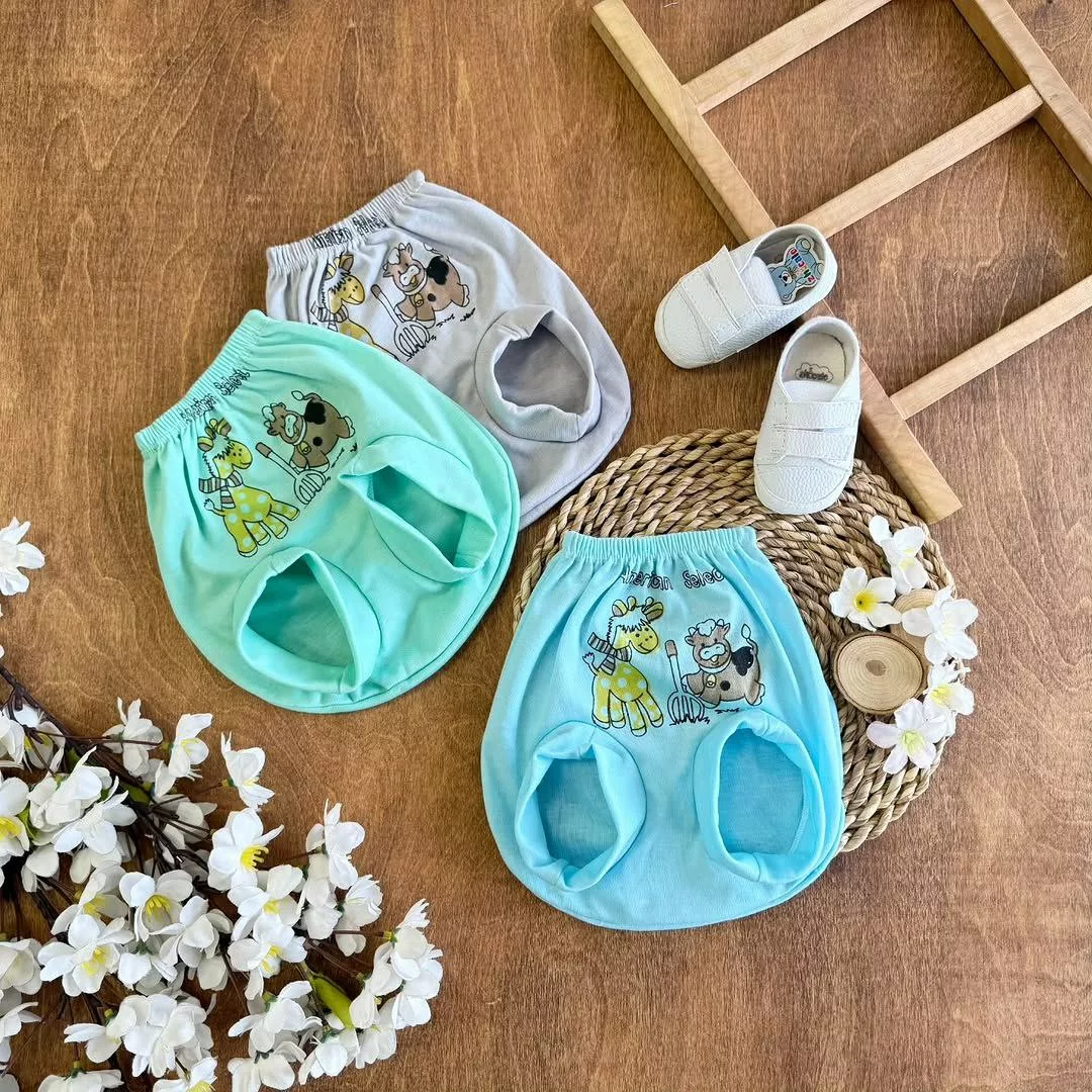 شورت عینکی زرافه و گاو سایز ۵،۶ کد ۵۴۹۷