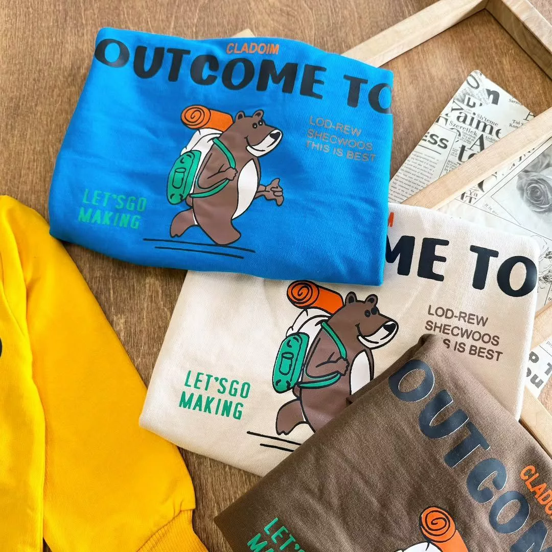 بلوز شلوار خرس کوله پشتی outcome سایز ۳۵ تا ۴۵ کد ۵۵۲۸