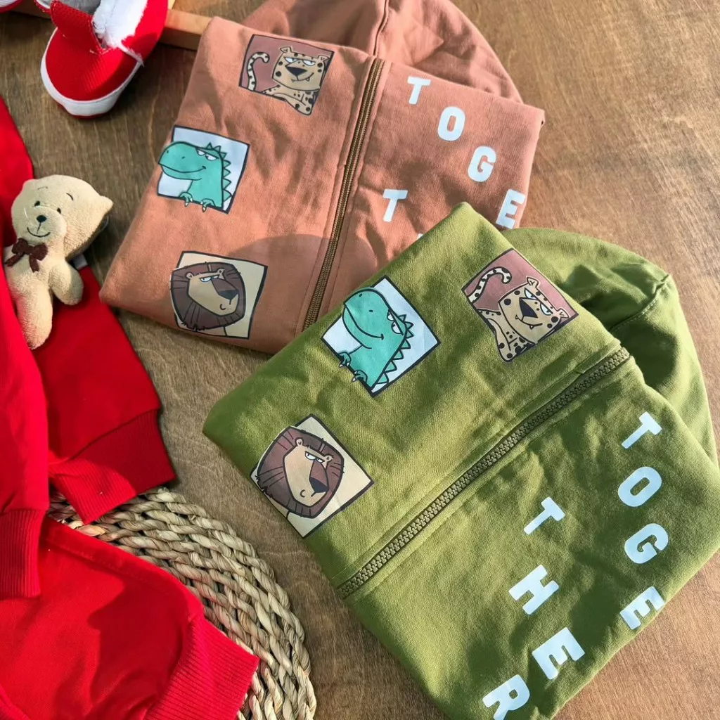 سویشرت شلوار ببر تمساح شیر سایز ۴۵،۵۰ کد ۵۵۳۲