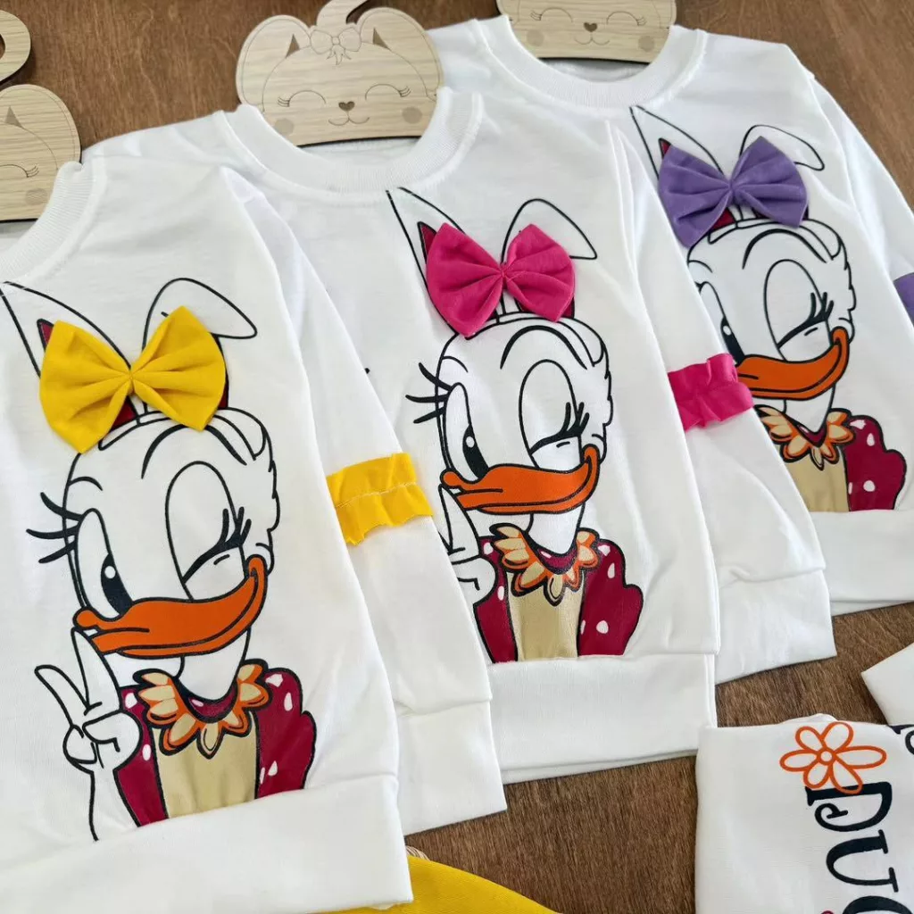 بلوز شلوار اردک پاپیونی سایز ۳۵،۴۰ کد ۵۵۳۴