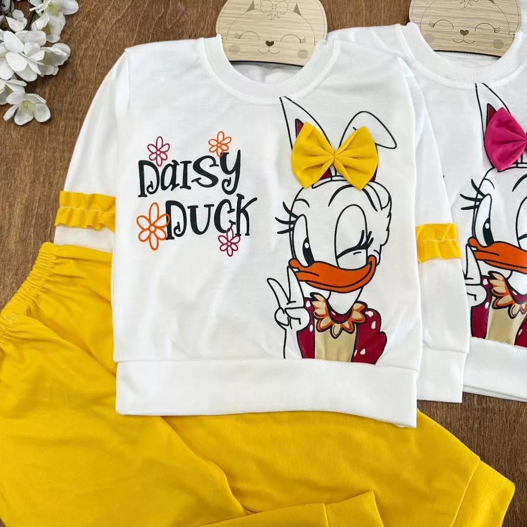 بلوز شلوار اردک پاپیونی سایز ۳۵،۴۰ کد ۵۵۳۴