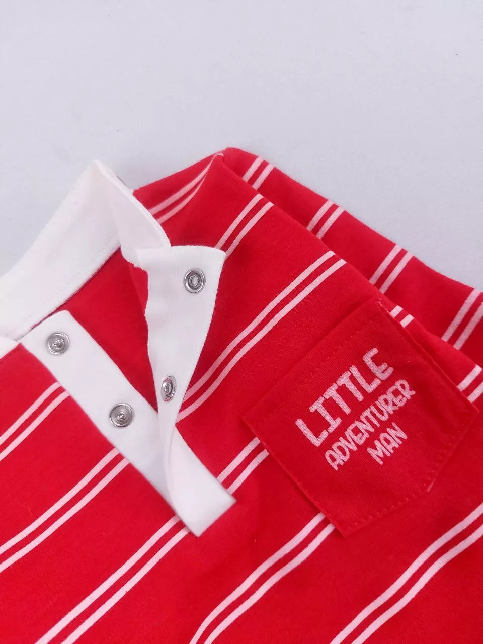 بلوز شلوار قرمز راه راه لیتل سایز ۱ تا ۵ کد ۵۵۴۱