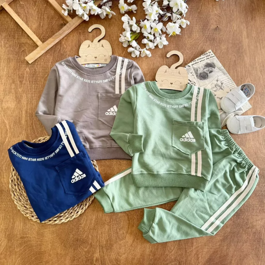 بلوز شلوار جیب دار آدیداس NS سایز ۳۵ تا ۴۵ کد ۵۵۴۵