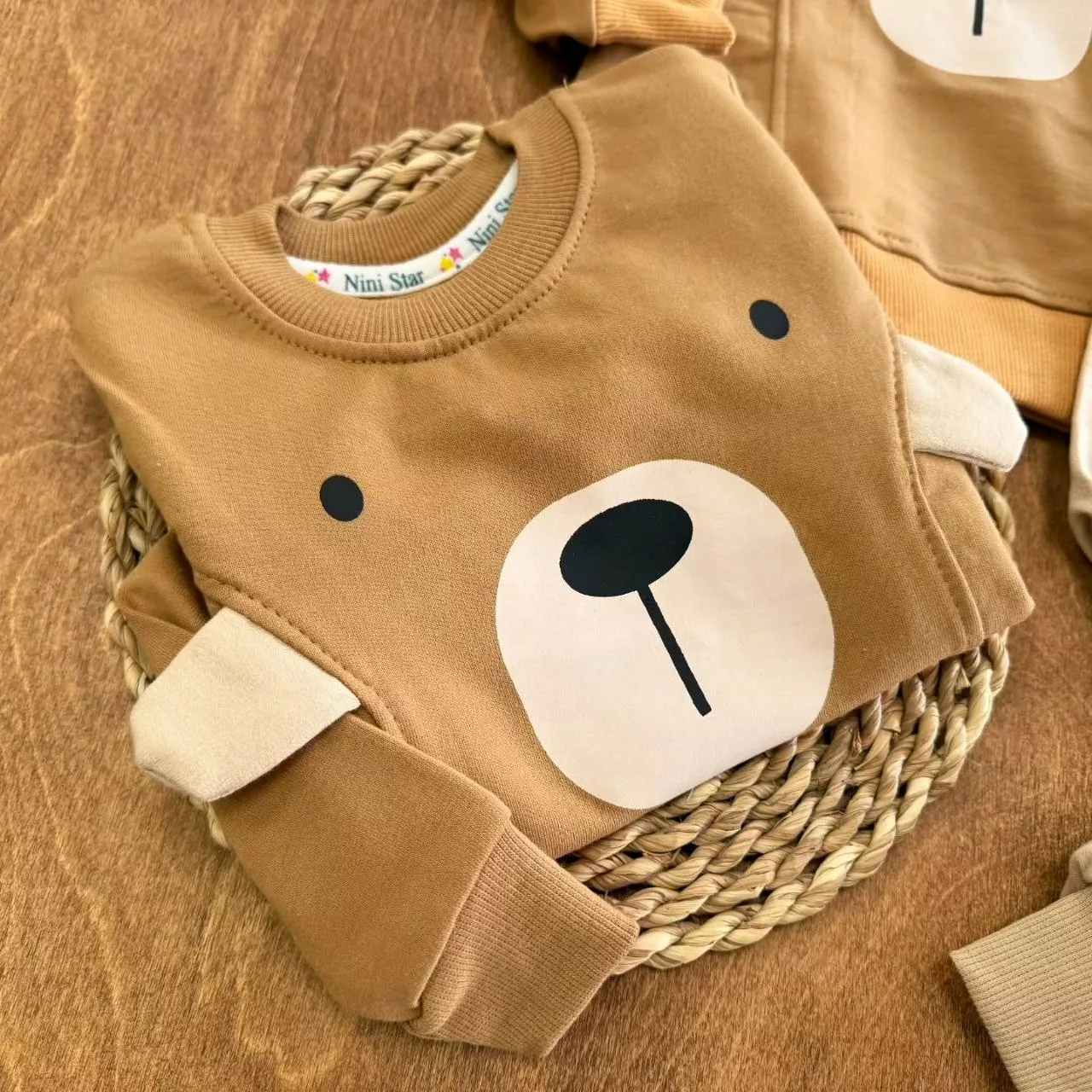 بلوز شلوار خرس گوش دار (NS) سایز ۳۵ تا ۴۵ کد ۵۵۴۸