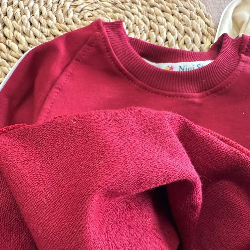 بلوز شلوار طرح بالنسیا ستاره دار سایز ۳۵ تا ۴۵ کد ۵۵۵۸