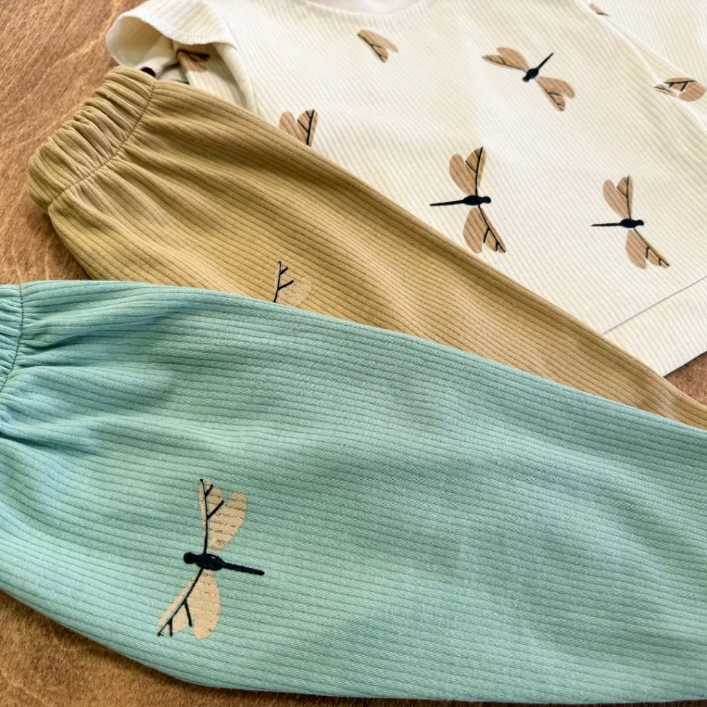 بلوز شلوار کبریتی سنجاقک (فروش ویژه) کد 4154