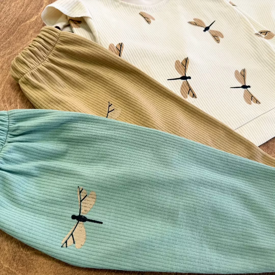 بلوز شلوار کبریتی سنجاقک (فروش ویژه) کد 4154