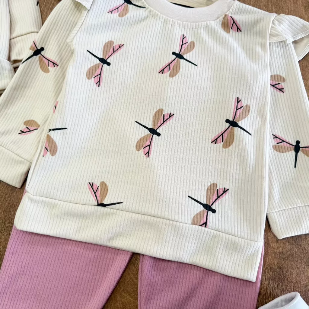 بلوز شلوار کبریتی سنجاقک (فروش ویژه) کد 4154