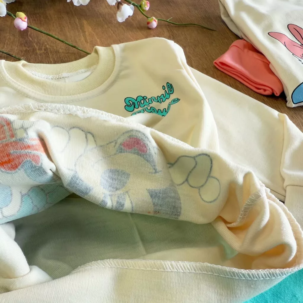 بلوز شلوار مینی موس و اردک سایز ۳۵،۴۰ کد ۵۴۱۴