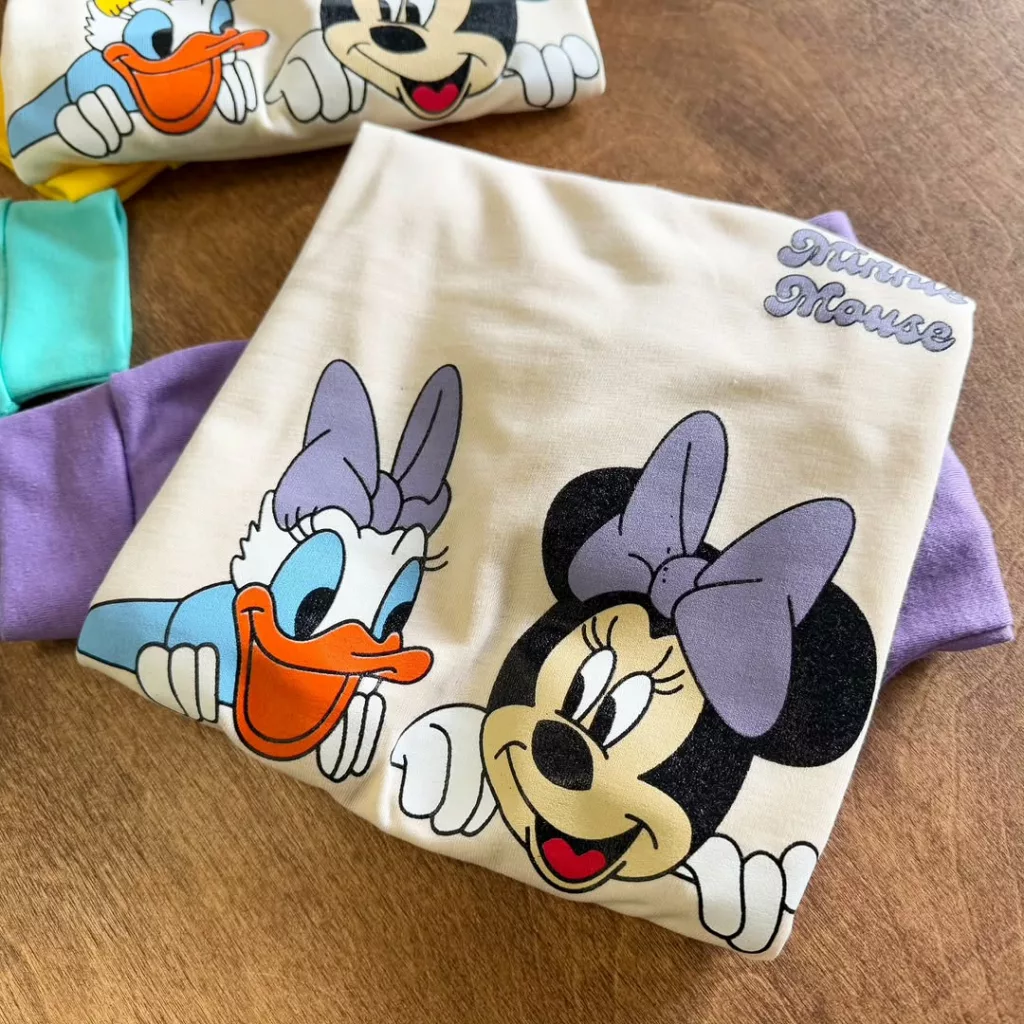 بلوز شلوار مینی موس و اردک سایز ۳۵،۴۰ کد ۵۴۱۴