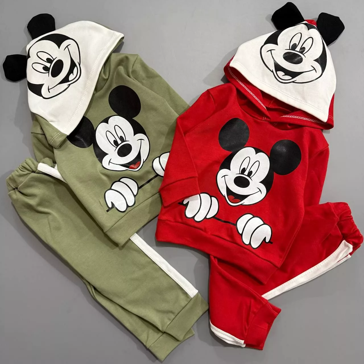 هودی شلوار میکی موس گوش دار سایز ۳۵،۴۰ کد ۵۵۷۱