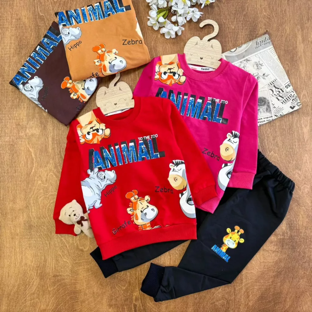 بلوز شلوار Animal (دورس) سایز ۴۰ تا ۵۵ کد ۵۵۸۱