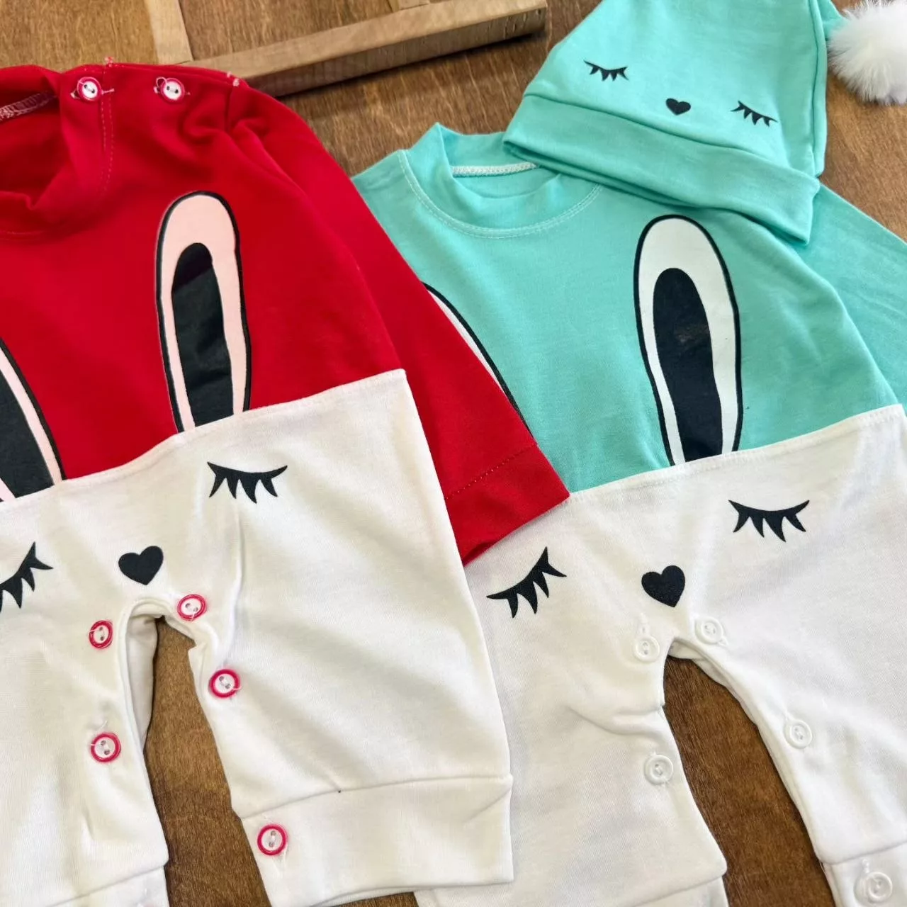 سرهمی خرگوش پوم دار نوزادی کد ۵۵۸۷