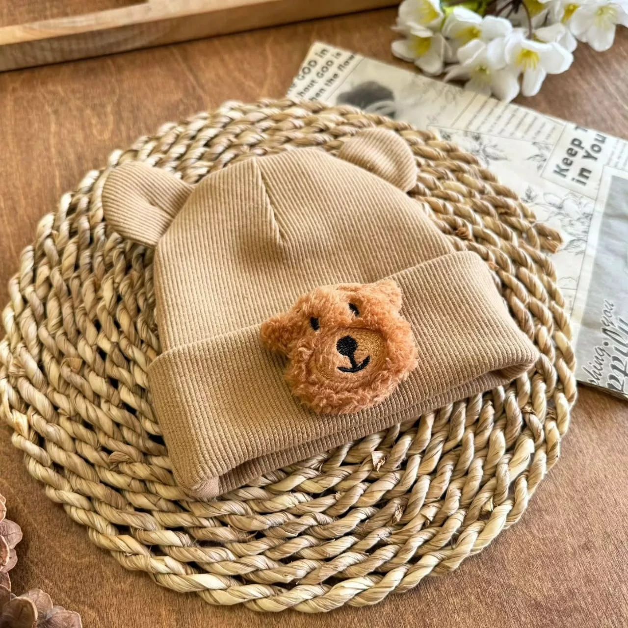 کلاه کبریتی خرس عروسکی گوش دار کد ۵۵۸۹