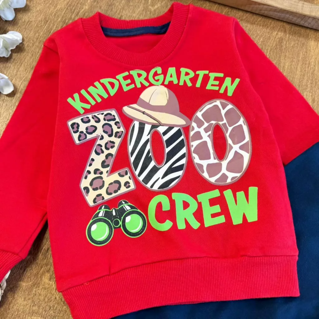 بلوز شلوار باغ وحش Zoo سایز ۲ تا ۵ کد ۵۵۹۳