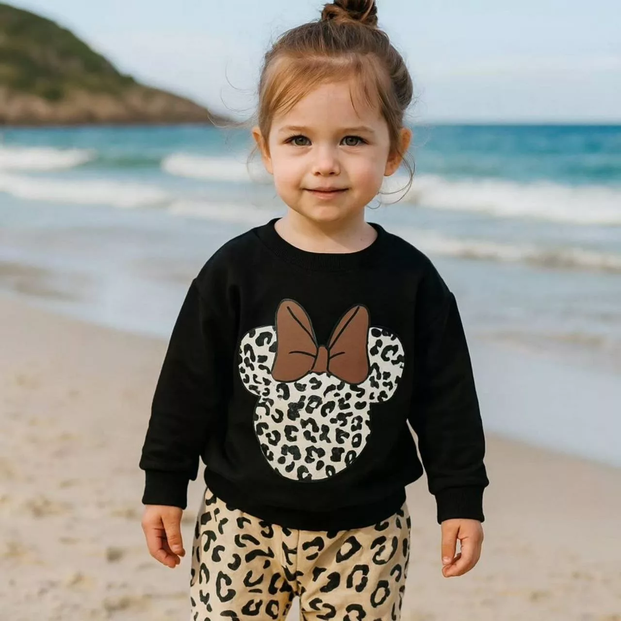 بلوز شلوار مینی موس پلنگی سایز ۳۵ تا ۴۵ کد ۵۶۱۵