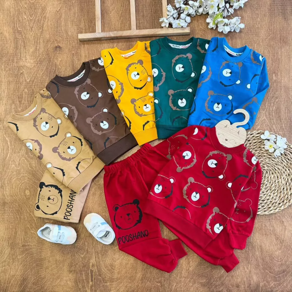 بلوز شلوار کله خرس ها سایز ۳۵ تا ۴۵ کد ۵۶۱۷