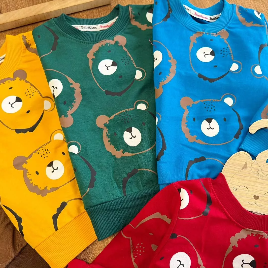 بلوز شلوار کله خرس ها سایز ۳۵ تا ۴۵ کد ۵۶۱۷