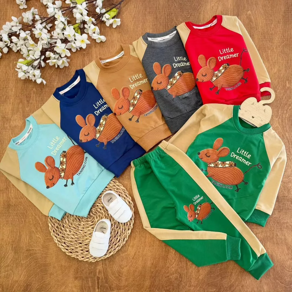 بلوز شلوار موش little dreamer سایز ۳۵ تا ۴۵ کد ۵۶۲۴