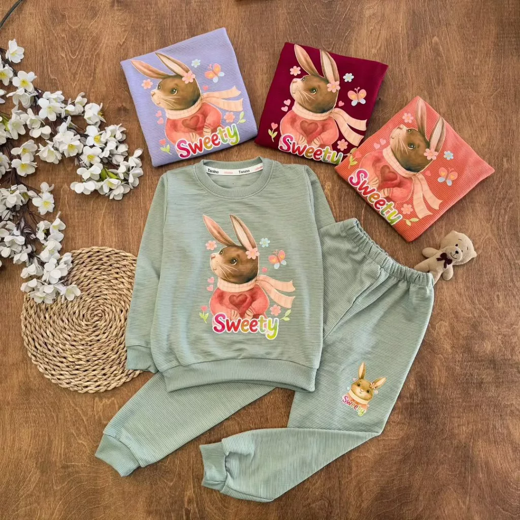 بلوز شلوار خرگوش sweety سایز ۴۵،۵۰ کد ۵۶۲۵