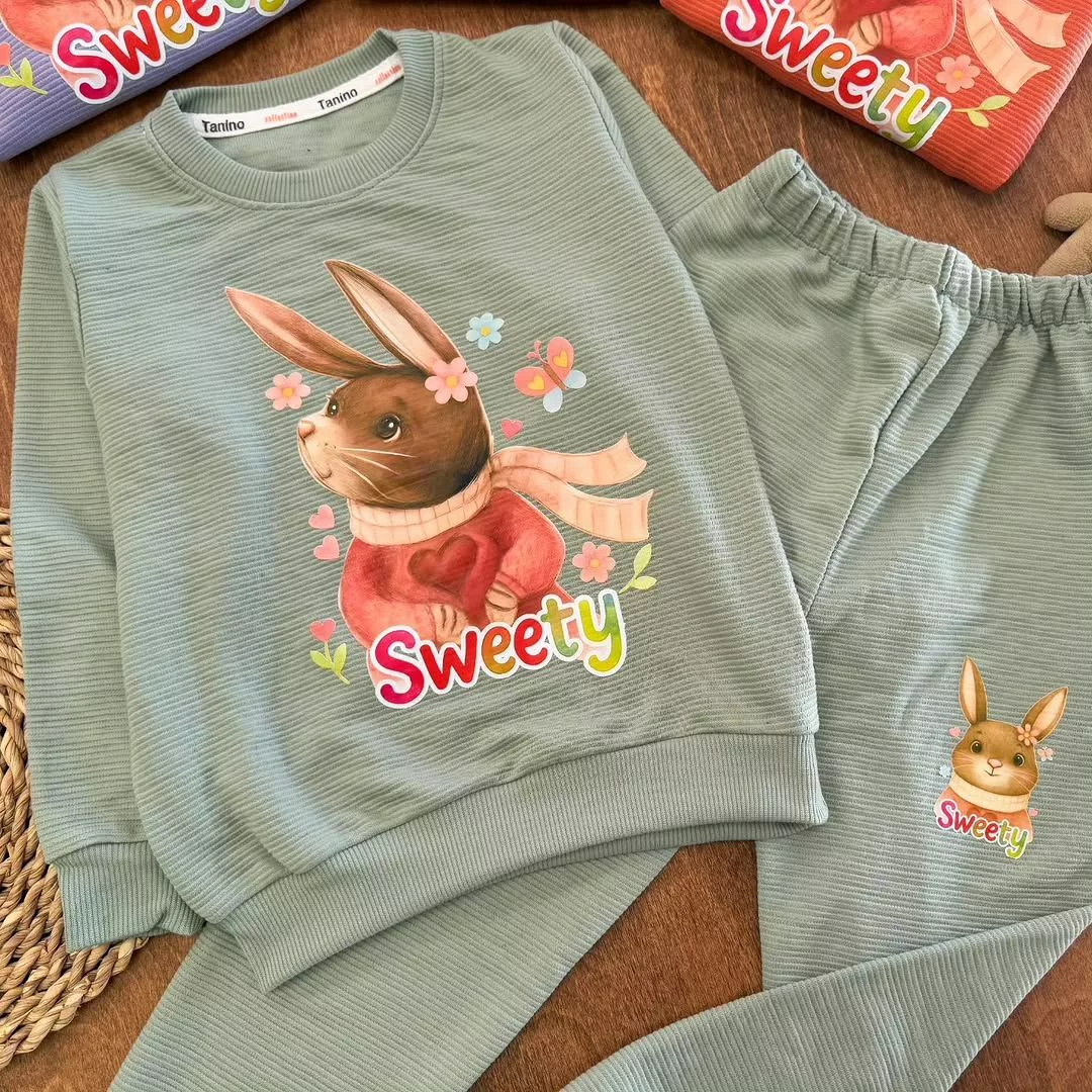 بلوز شلوار خرگوش sweety سایز ۴۵،۵۰ کد ۵۶۲۵