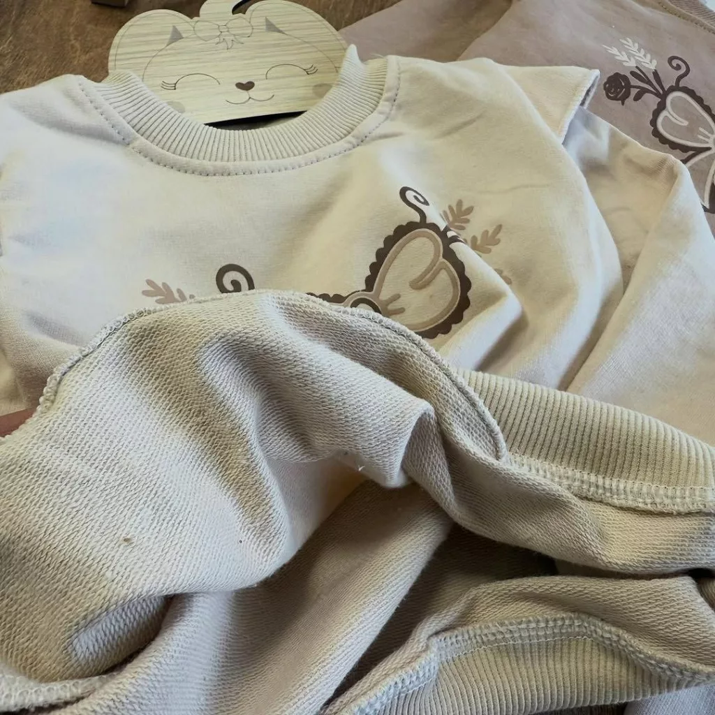 بلوز شلوار پاپیون چین دار NS سایز ۳۵ تا ۴۵ کد ۵۶۴۱