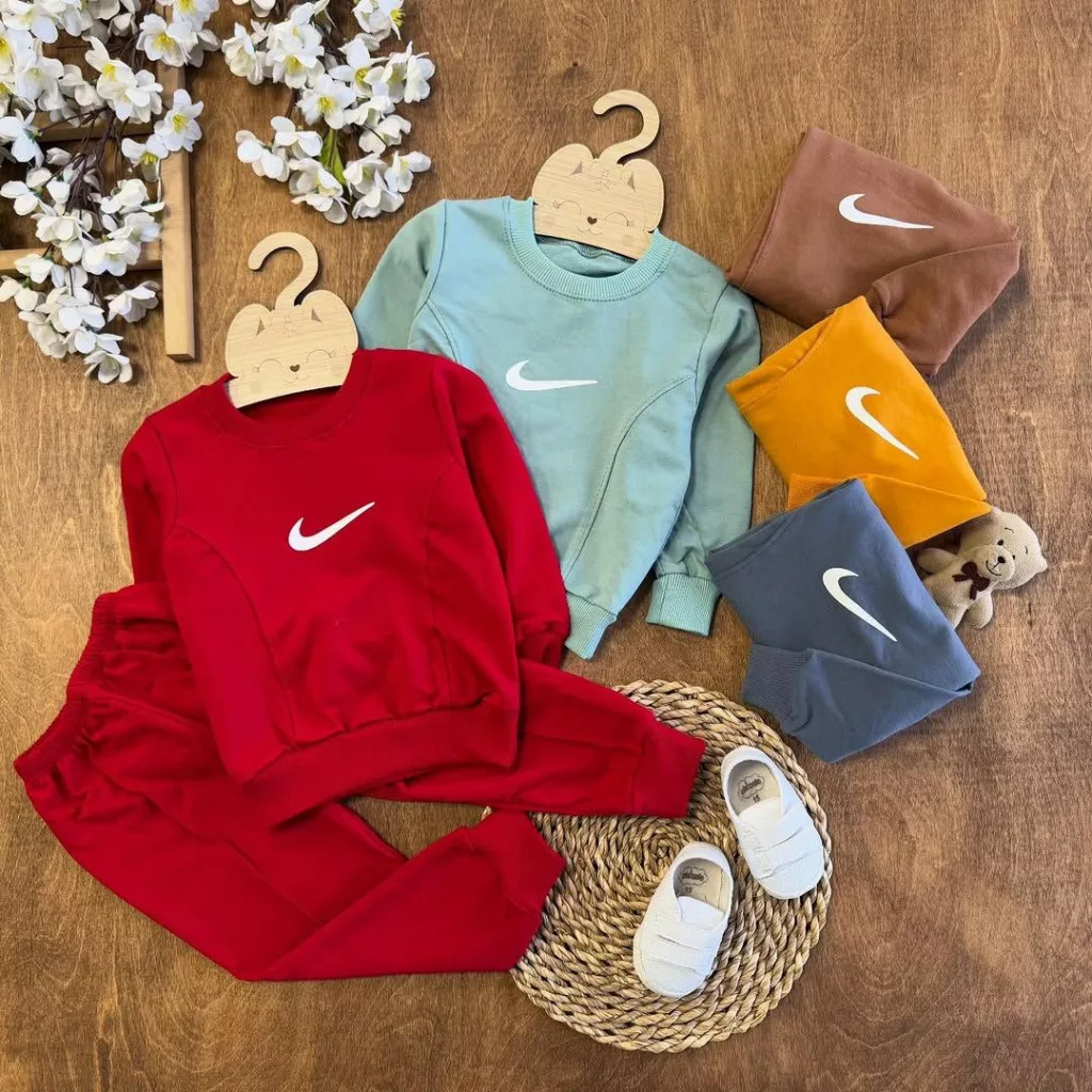 بلوز شلوار طرح نایک NS سایز ۳۵ تا ۴۵ کد ۵۶۴۳