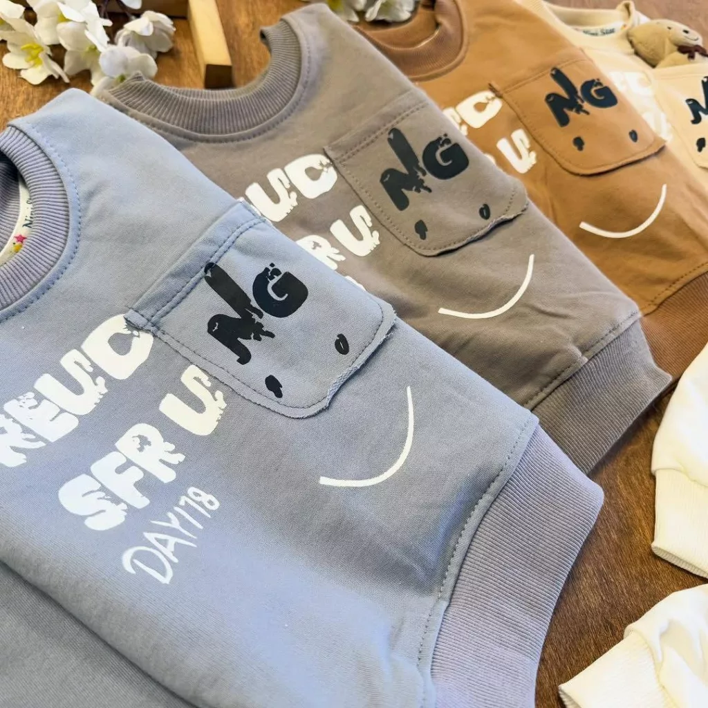 بلوز شلوار جیبدار لبخند NS سایز ۳۵ تا ۴۵ کد ۵۶۴۵