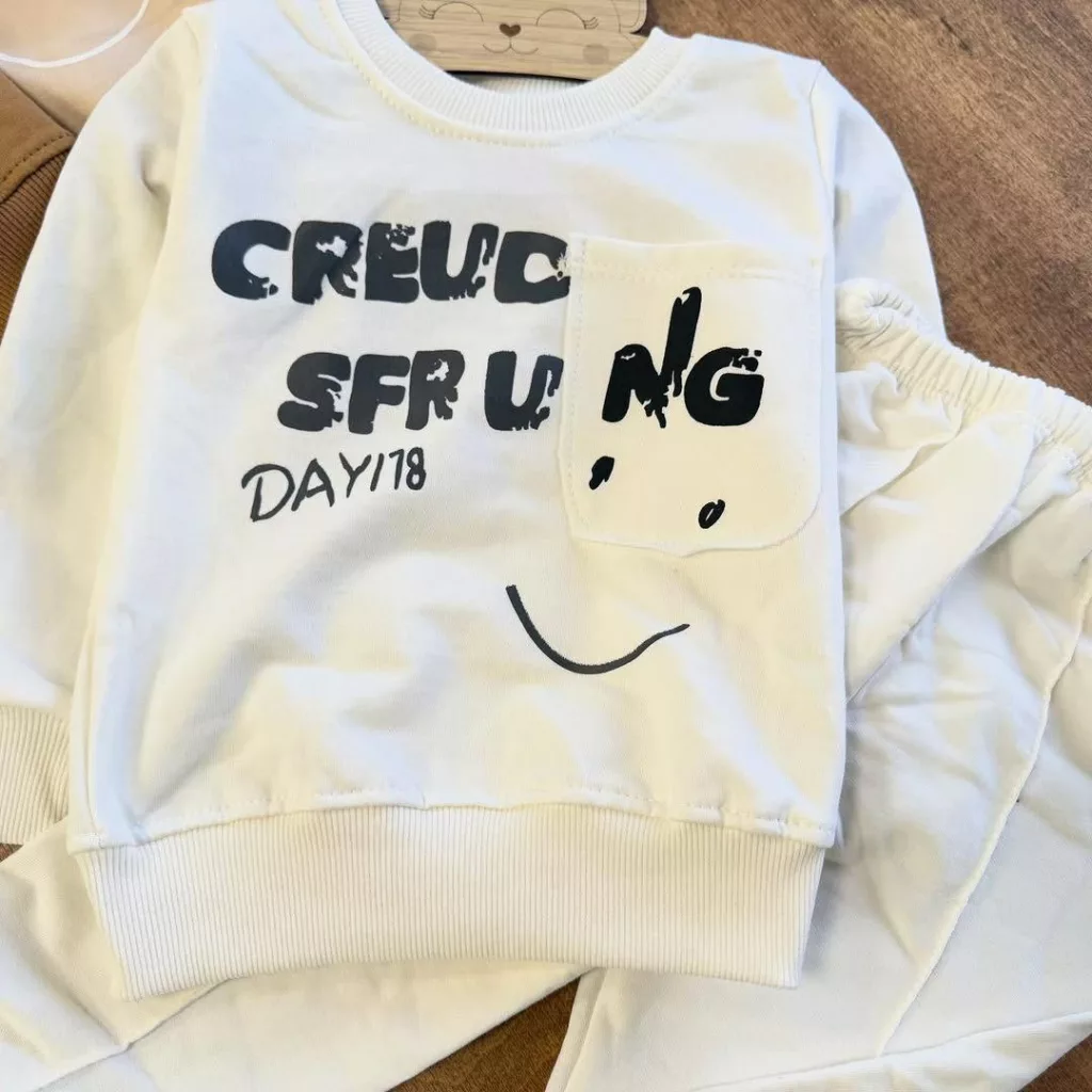 بلوز شلوار جیبدار لبخند NS سایز ۳۵ تا ۴۵ کد ۵۶۴۵