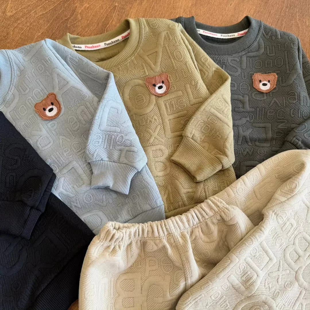 بلوز شلوار ژاکارد خرس سایز ۴۰ تا ۵۵ کد ۵۶۶۲