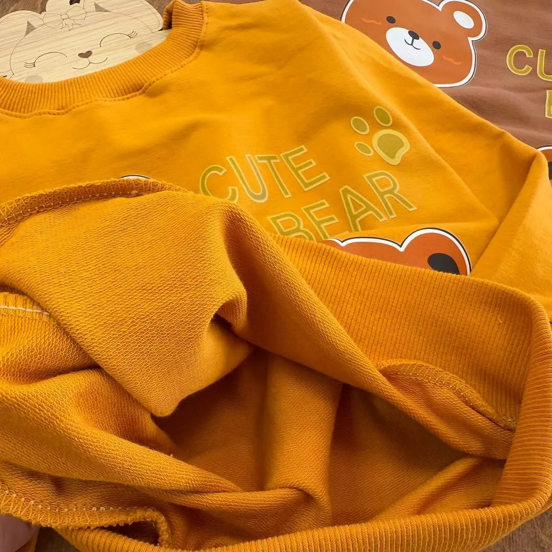 بلوز شلوار دو خرس کیوت سایز ۴۰،۴۵ کد ۵۶۶۶ر