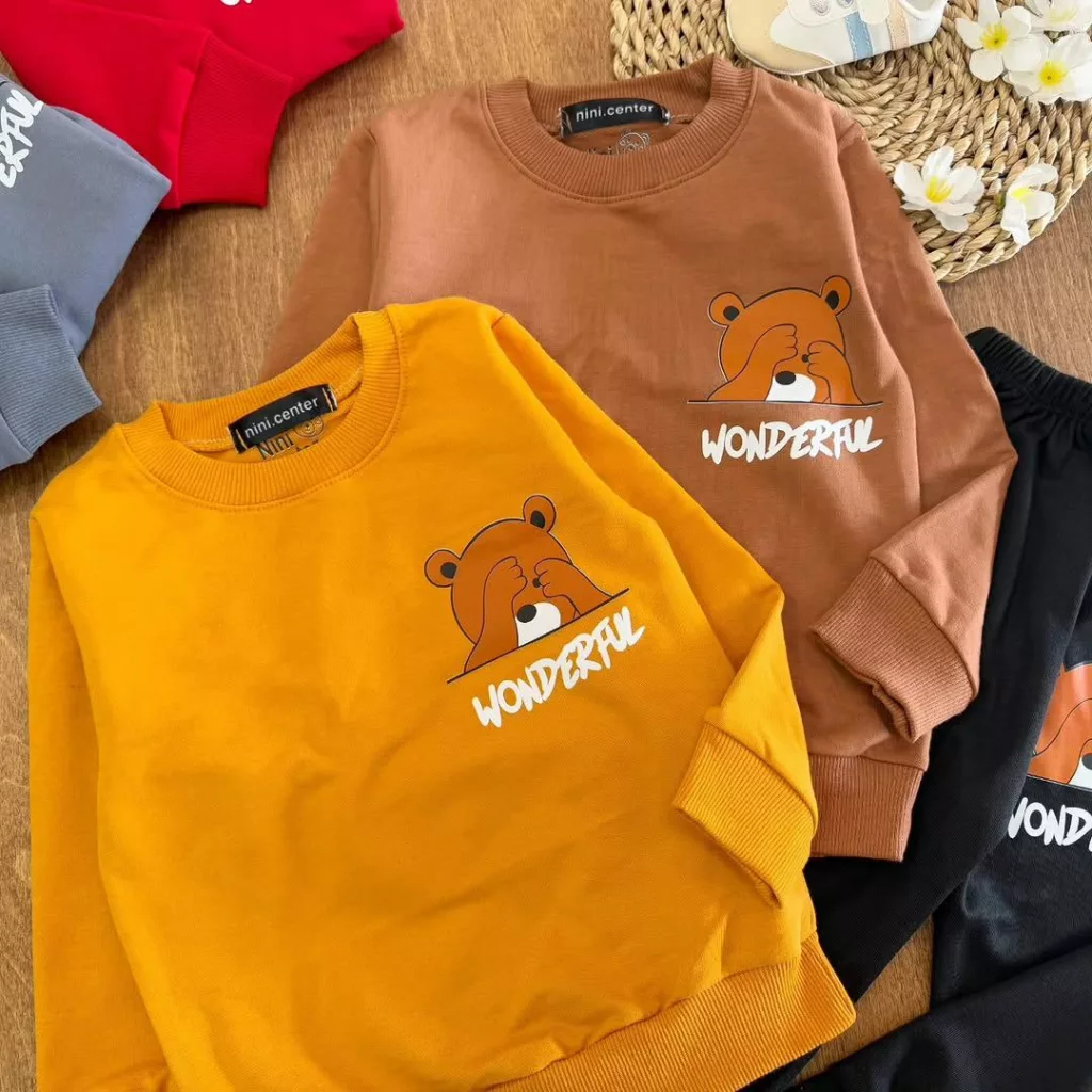 بلوز شلوار خرس wonderful سایز ۴۰،۴۵ کد ۵۶۶۸