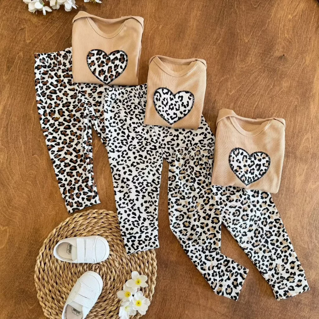 بادی شلوار پلنگی قلبی NS سایز ۱ تا ۳ کد ۵۶۷۲