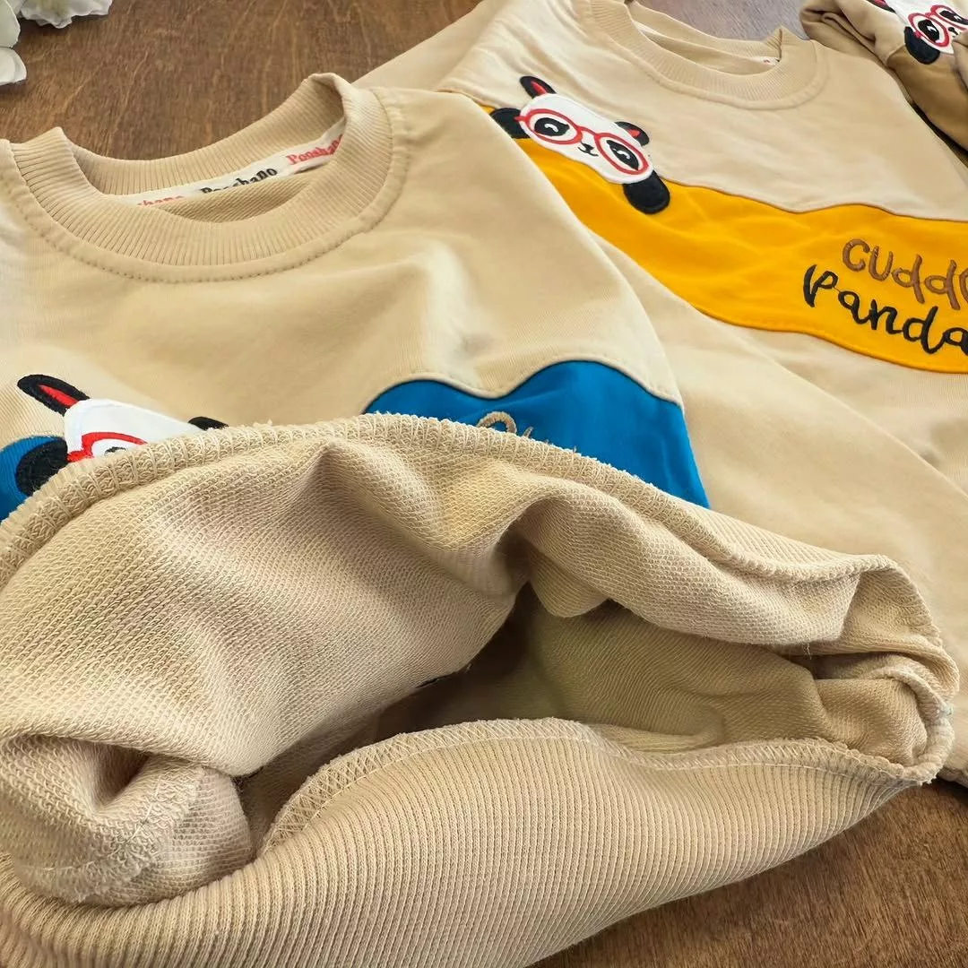 بلوز شلوار پاندا عینکی پادار سایز ۳۵ تا ۵۰ کد ۵۶۸۷